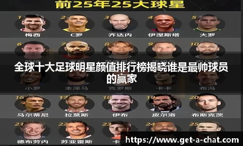 全球十大足球明星颜值排行榜揭晓谁是最帅球员的赢家